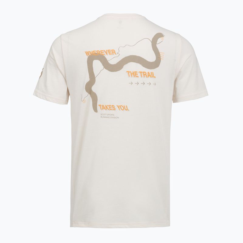 Koszulka do biegania męska SCOTT Endurance DRI Tee cotton white/toast beige 2