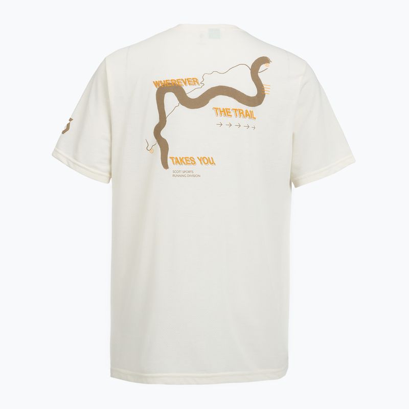 Koszulka do biegania męska SCOTT Endurance DRI Tee white/toast beige 2