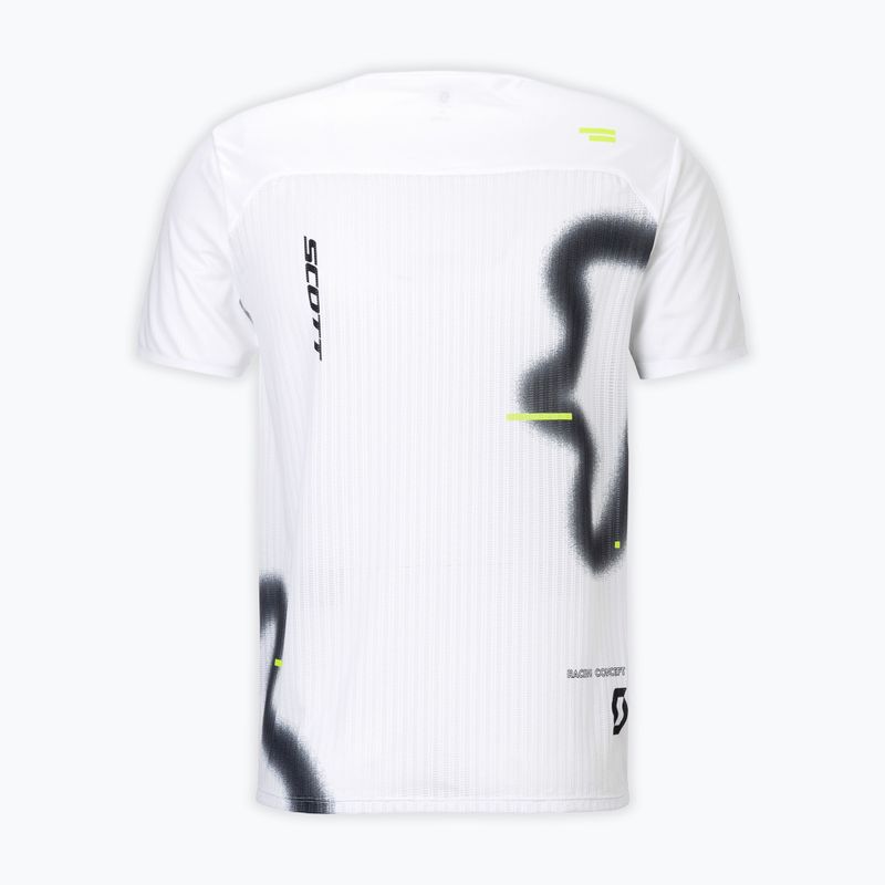 Koszulka do biegania męska SCOTT RC Run white/black 2