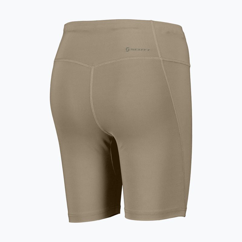 Spodenki do biegania damskie SCOTT Endurance Tight toast beige 2