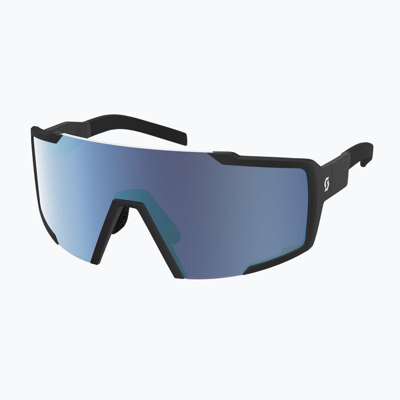 Okulary przeciwsłoneczne SCOTT Shield black/amp beryl blue chrome
