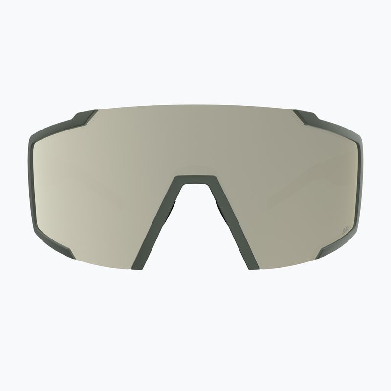 Okulary przeciwsłoneczne SCOTT Shield kaki green/amp white chrome 2