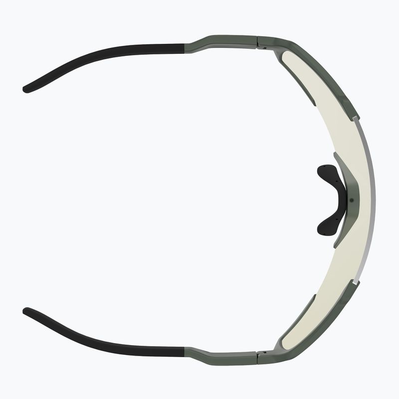 Okulary przeciwsłoneczne SCOTT Shield kaki green/amp white chrome 4