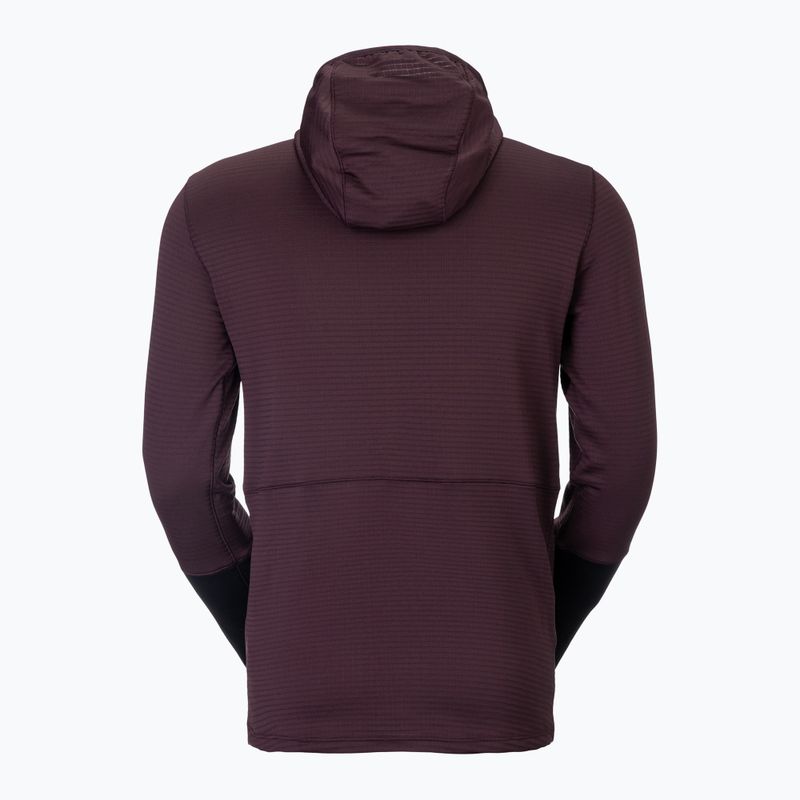 Bluza polarowa męska SCOTT Defined Light Hoody cocoa red/black 2