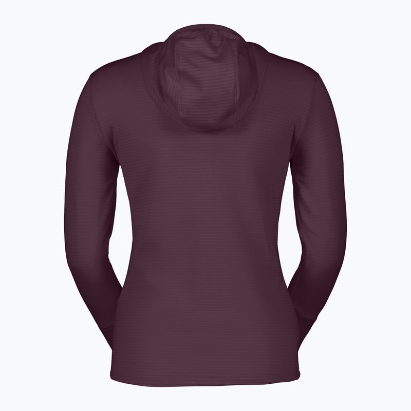 Bluza polarowa damska SCOTT Defined Light Hoody cocoa red 2