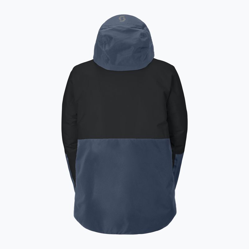 Kurtka narciarska męska SCOTT Ultimate Dryo black/dusk blue 2