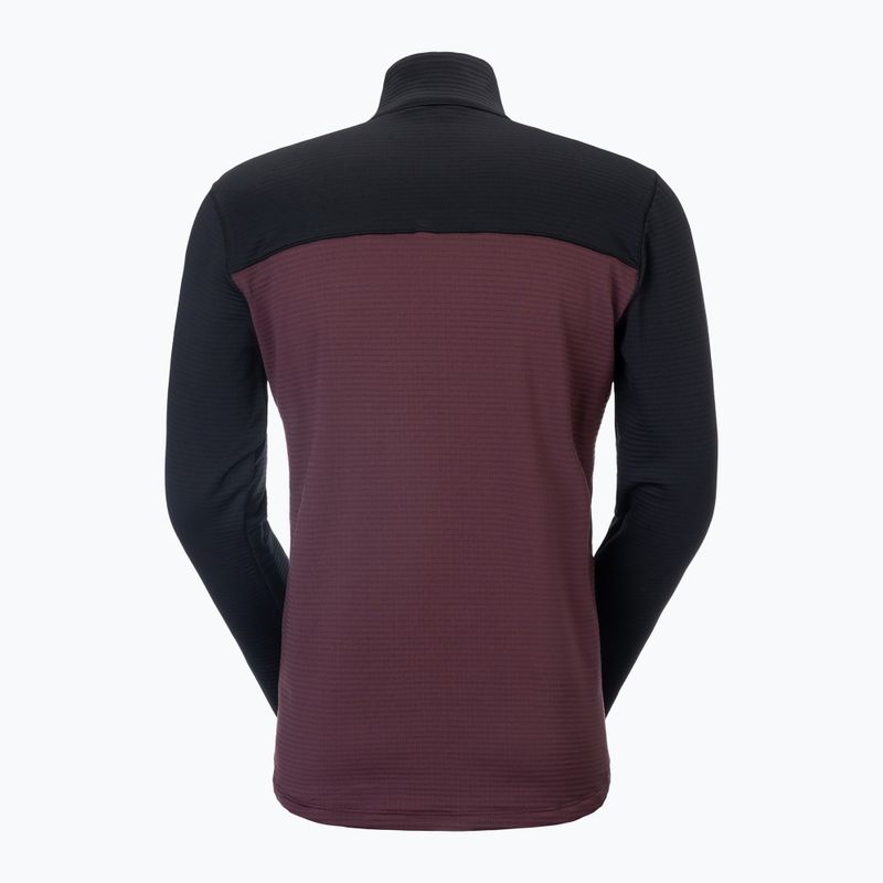 Bluza polarowa męska SCOTT Defined Light cocoa red/black 2