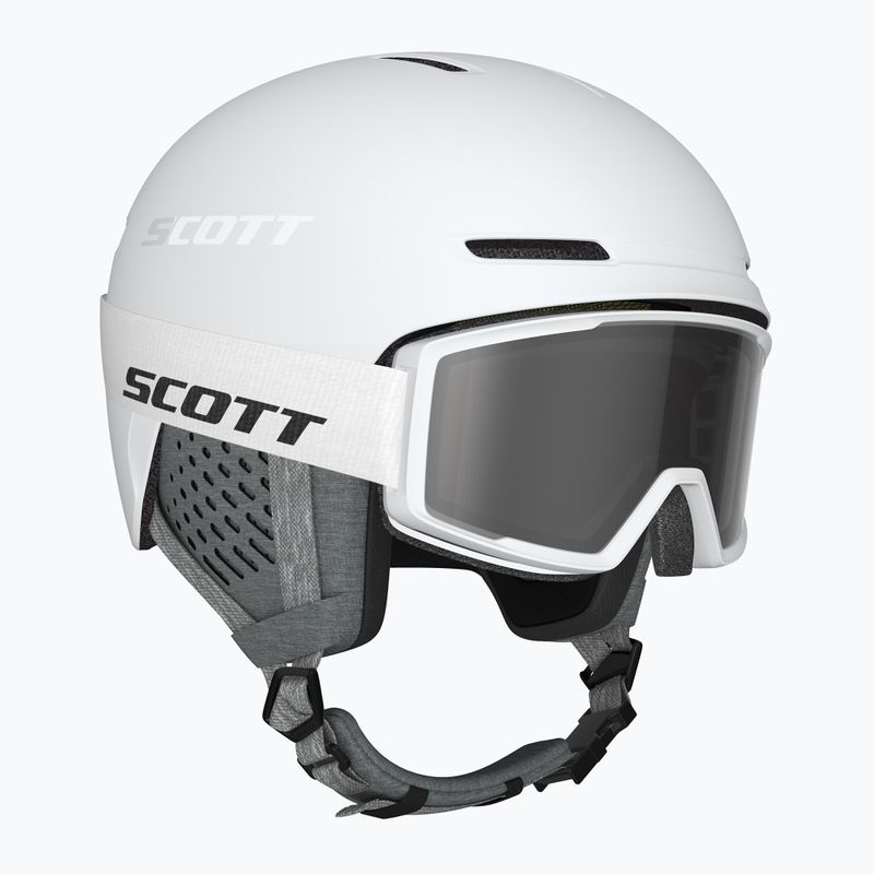 Kask narciarski SCOTT Track + Gogle Trace white