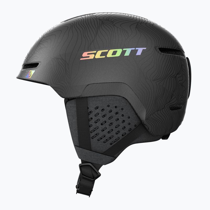 Kask narciarski SCOTT Track granite black/holo silver 2