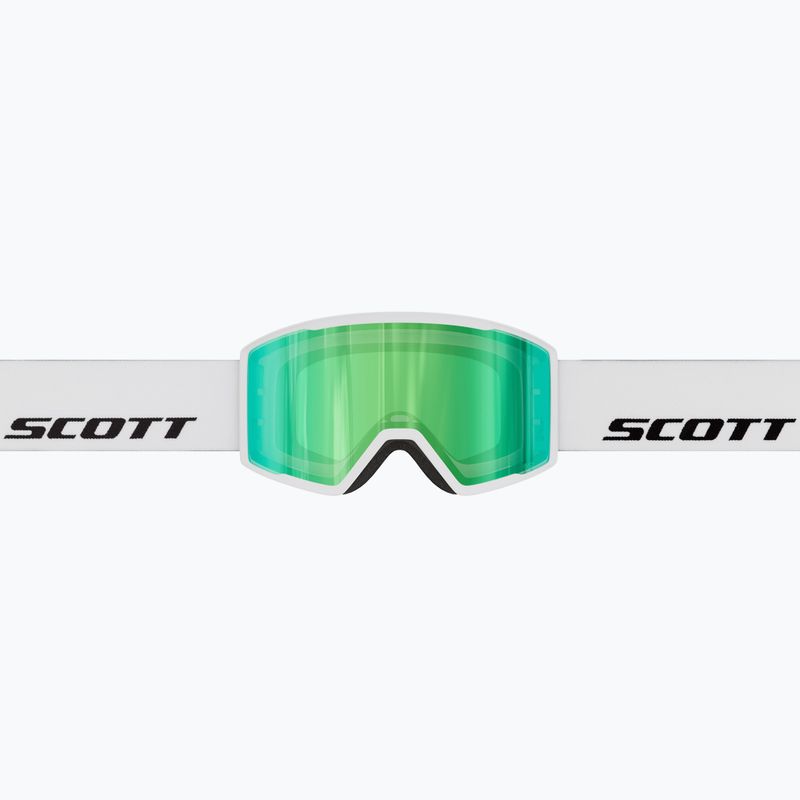 Gogle narciarskie SCOTT Trace Pro white/green chrome 3