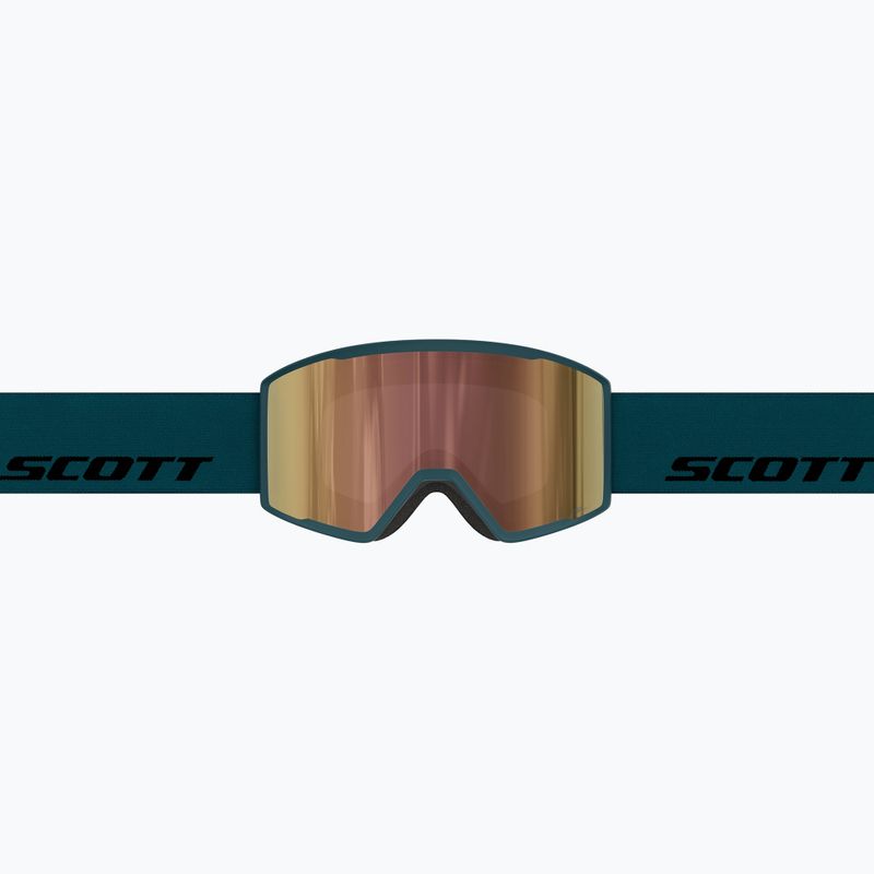 Gogle narciarskie SCOTT Trace Pro Light Sensitive petrol green/amp ls cinnamon chrome 3