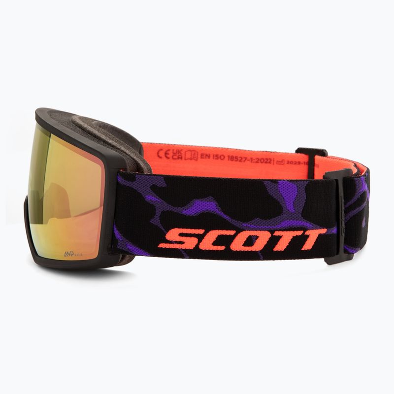 Gogle narciarskie Scott Neo Light Sensitive S1-3 black/purple/amp ls cinnamon chrome 4