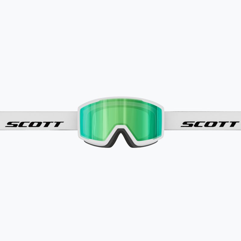 Gogle narciarskie SCOTT Trace Pro Compact white/green chrome 3