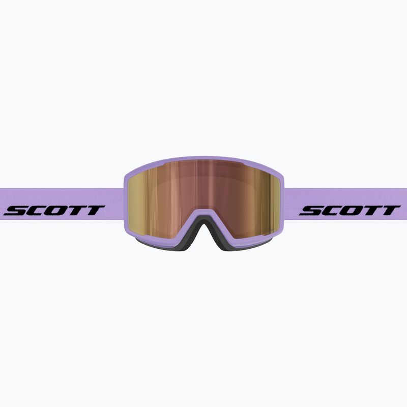 Gogle narciarskie SCOTT Trace Pro Compact Light Sensitive S1-3 sherbet purple/black/amp ls cinnamon chrome 4