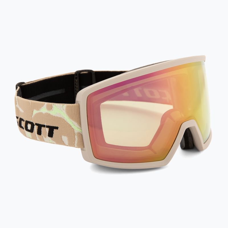 Gogle narciarskie Scott Neo Compact Light Sensitive S1-3 mojave beige/amp ls cinnamon chrome