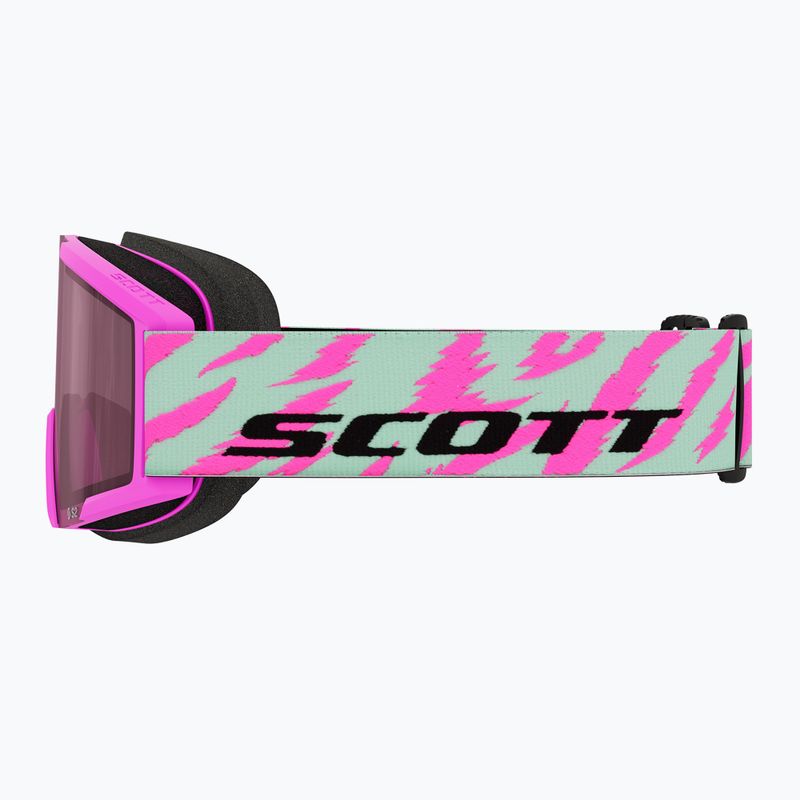 Gogle narciarskie dziecięce SCOTT Shield neon pink/mint green/rose 3
