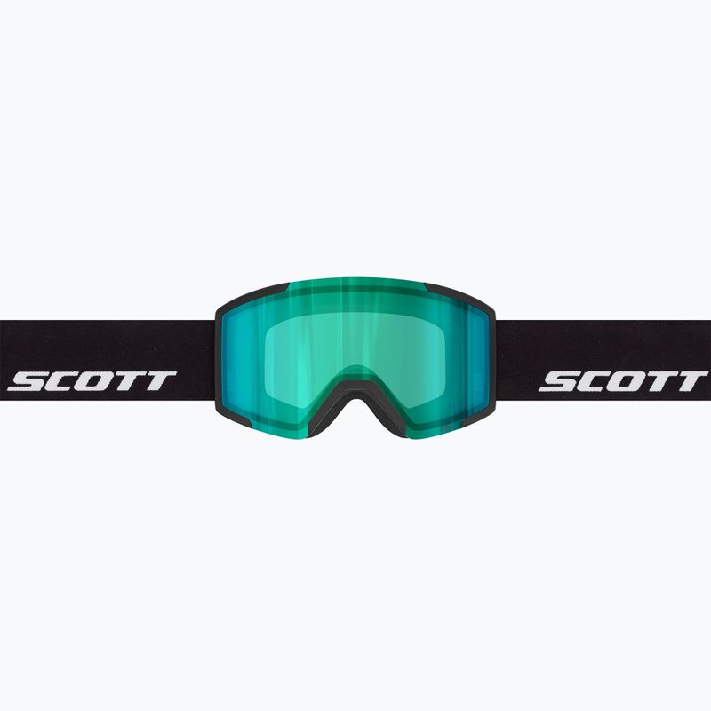 Gogle narciarskie SCOTT Shield black/amp green chrome 2