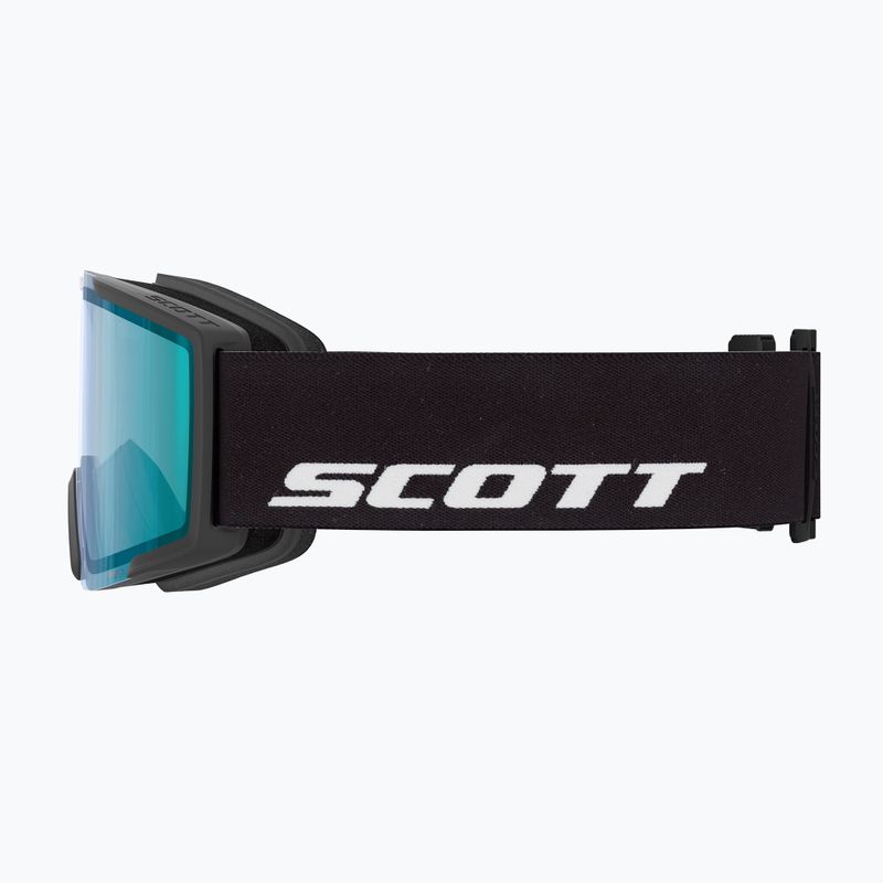Gogle narciarskie SCOTT Shield black/amp green chrome 3