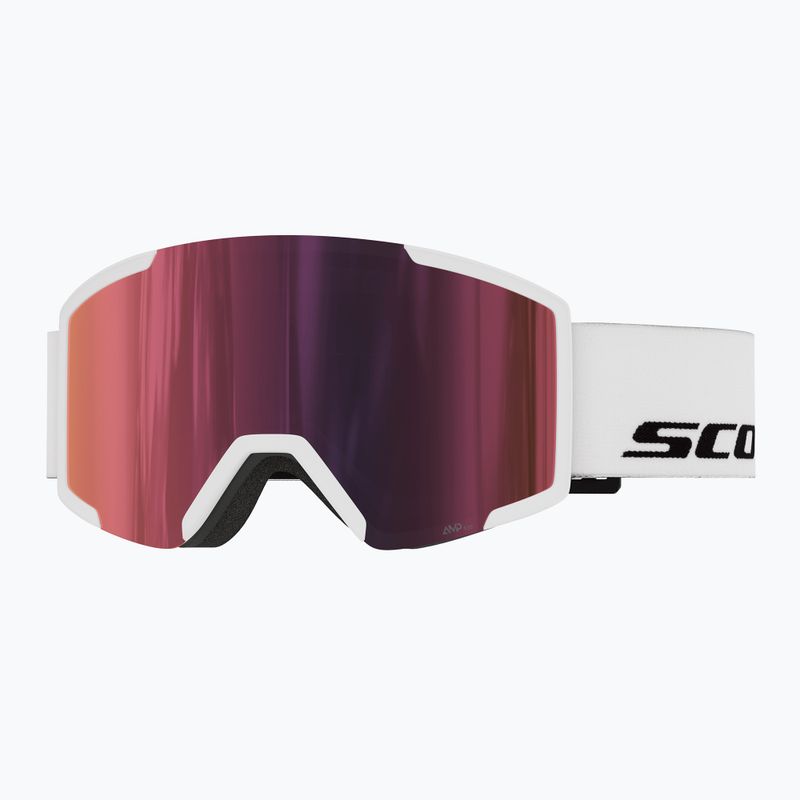 Gogle narciarskie SCOTT Shield white/amp red chrome