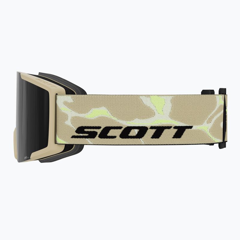 Gogle narciarskie SCOTT Shield mojave beige/amp black chrome 2