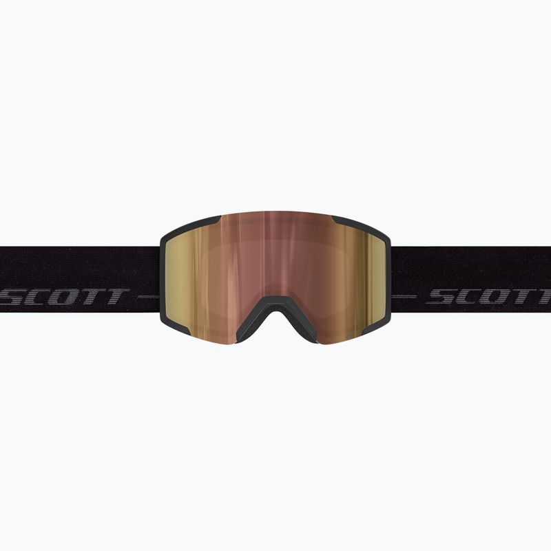 Gogle narciarskie SCOTT Shield LS black/fog grey/amp ls cinnamon chrome 3