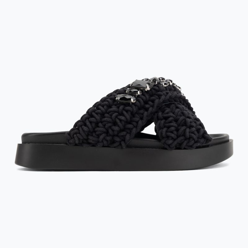 Klapki damskie INUIKII Woven Stones black 2