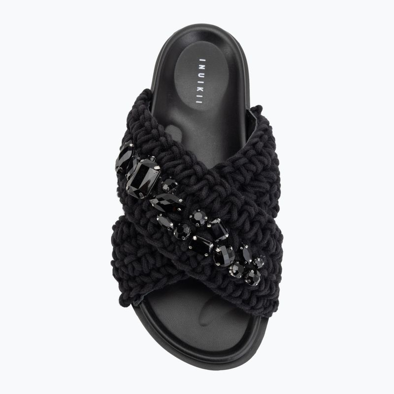 Klapki damskie INUIKII Woven Stones black 5