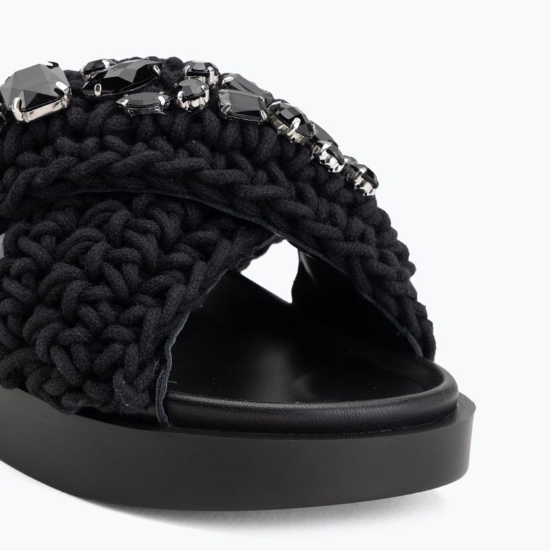 Klapki damskie INUIKII Woven Stones black 7