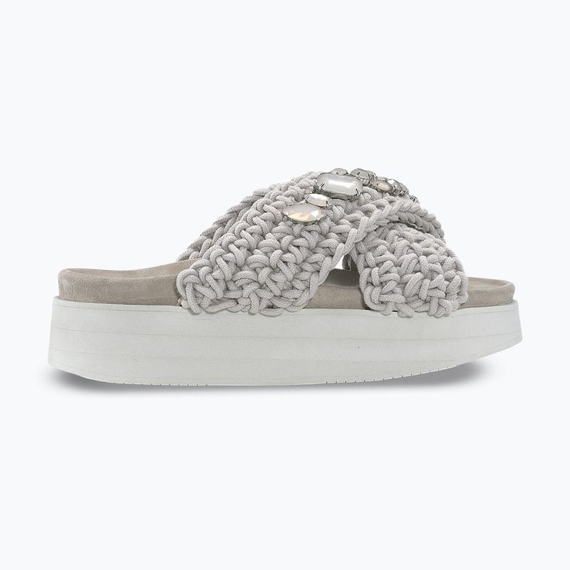 Klapki damskie INUIKII Woven Stones Platform stone grey 2