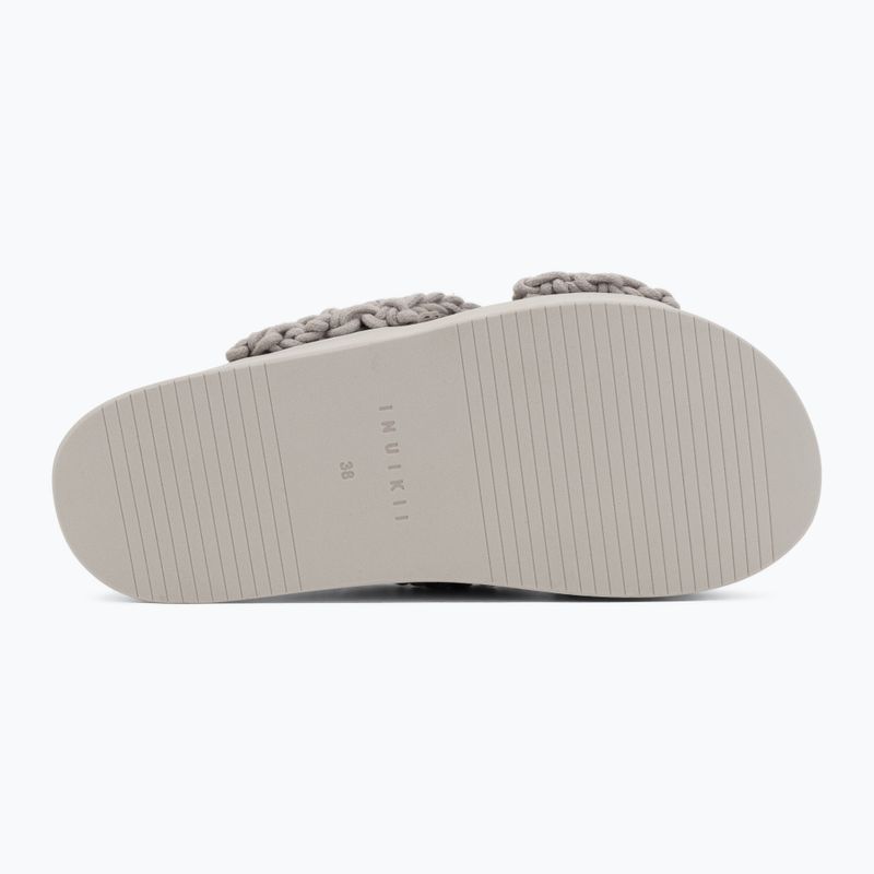 Klapki damskie INUIKII Woven Stones Platform stone grey 4