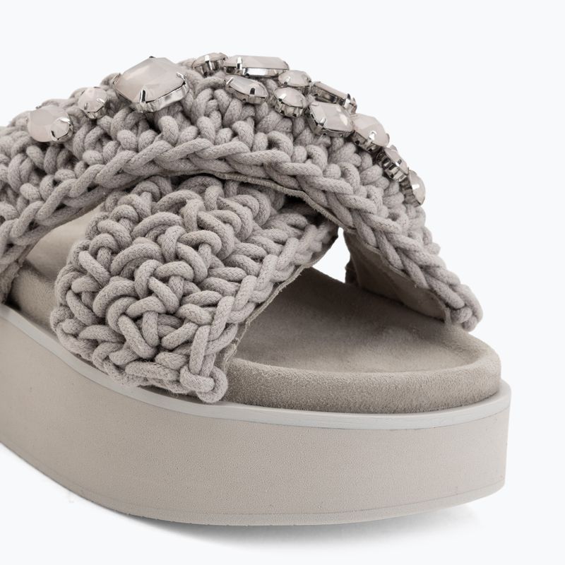 Klapki damskie INUIKII Woven Stones Platform stone grey 7