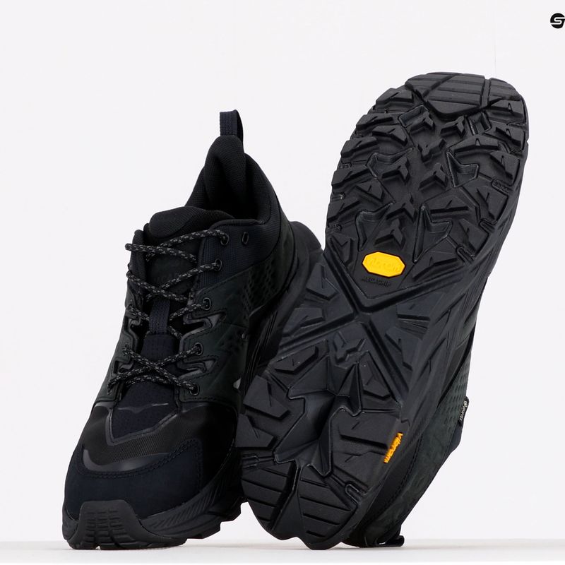 Buty trekkingowe męskie HOKA Anacapa Low GTX black/black 11