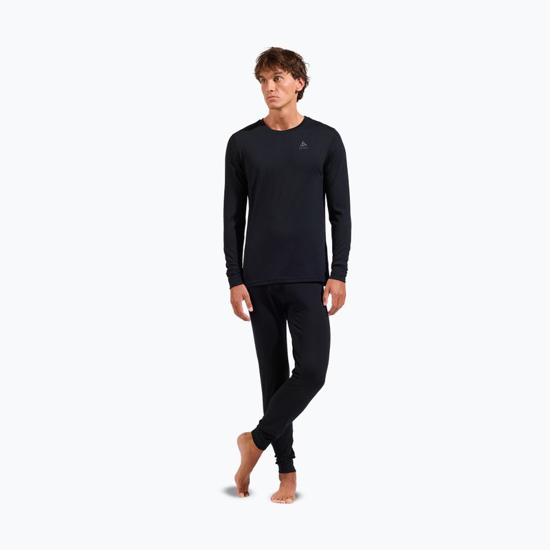 Spodnie termoaktywne męskie ODLO Merino 200 Bl Bottom black 2