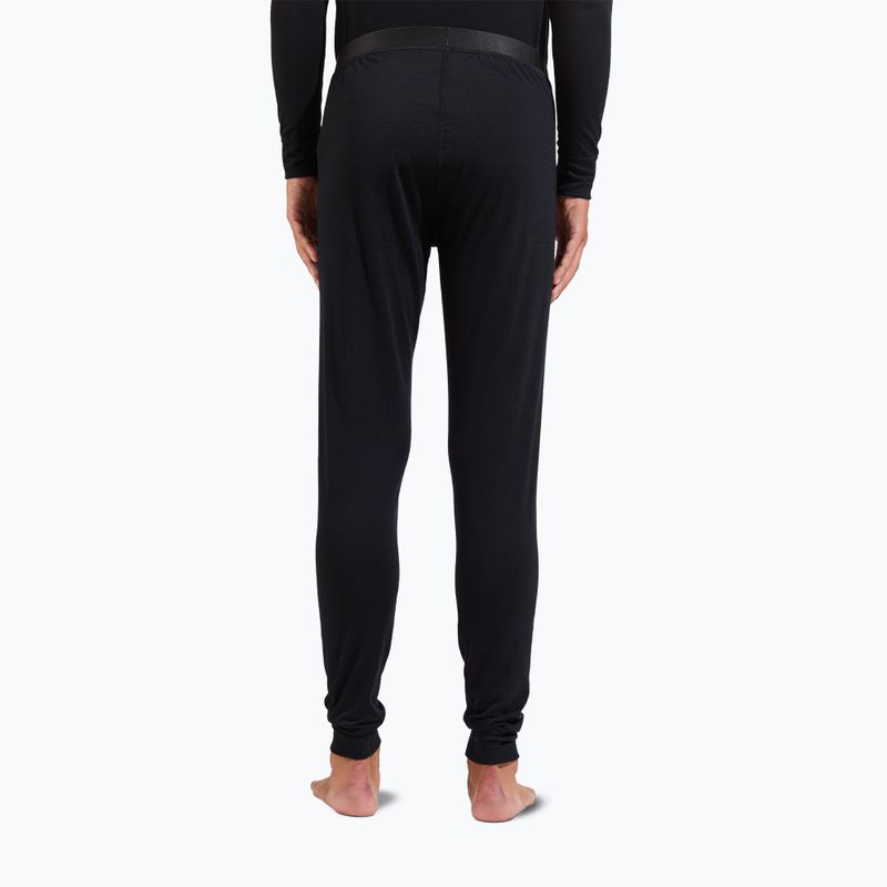 Spodnie termoaktywne męskie ODLO Merino 200 Bl Bottom black 3