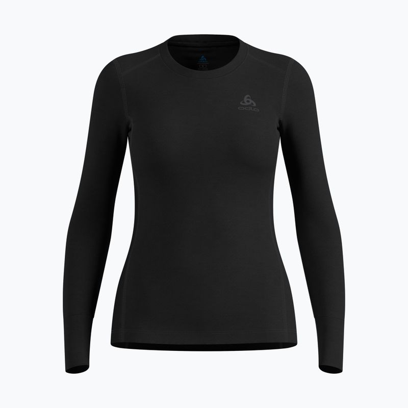 Bluza termoaktywna damska ODLO Merino 200 Bl Top Crew Neck black 5