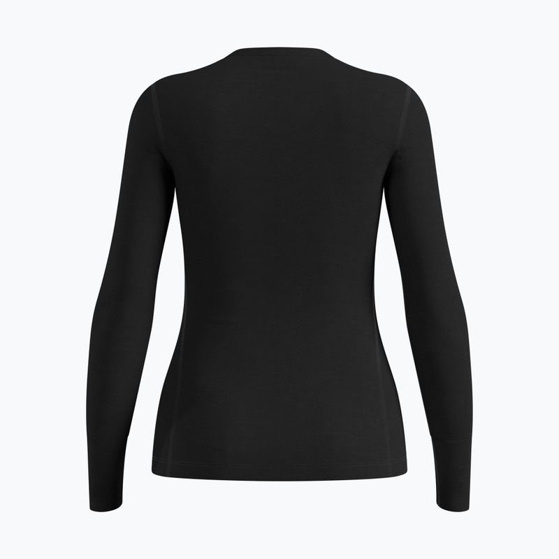 Bluza termoaktywna damska ODLO Merino 200 Bl Top Crew Neck black 6