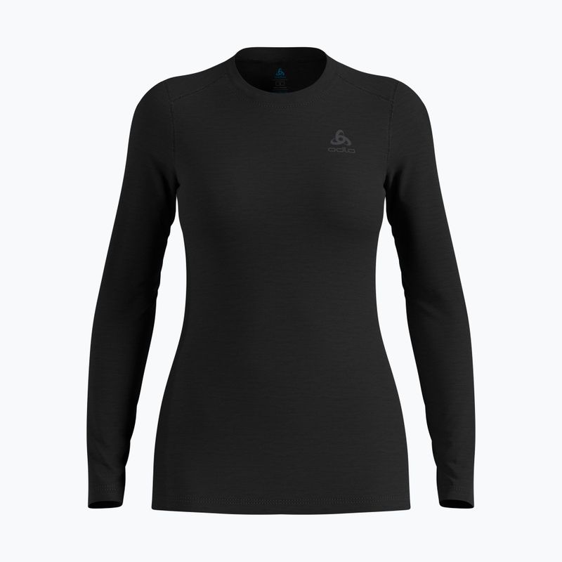 Bluza termoaktywna damska ODLO Merino 160 Bl Top Crew Neck black 5