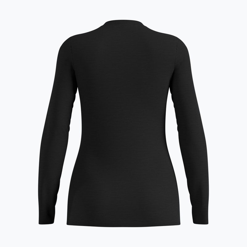 Bluza termoaktywna damska ODLO Merino 160 Bl Top Crew Neck black 6