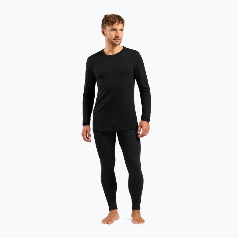 Spodnie termoaktywne męskie ODLO Merino 160 Bl Bottom Long black 2