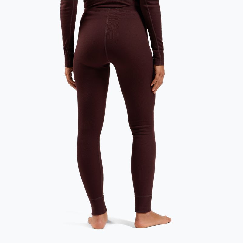 Spodnie termoaktywne damskie ODLO Active Warm Bl Bottom Long fudge 3