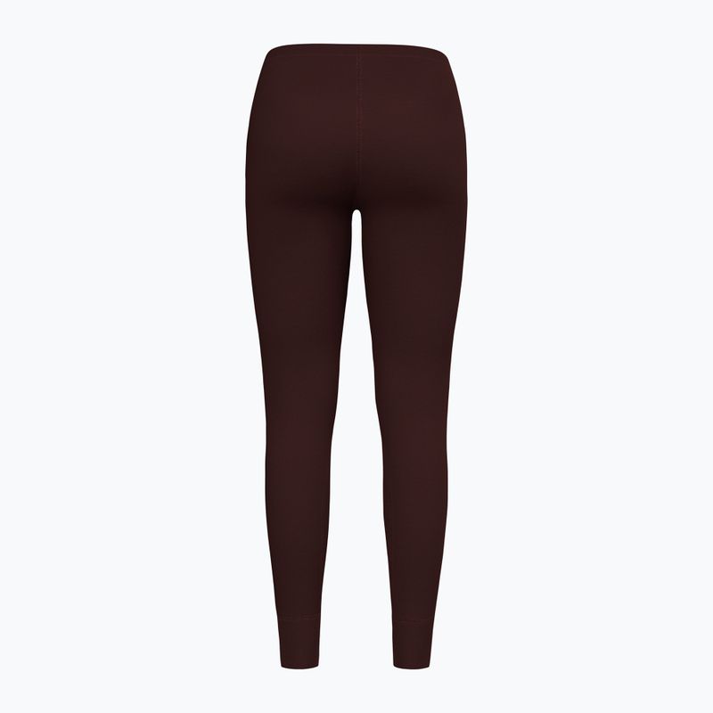 Spodnie termoaktywne damskie ODLO Active Warm Bl Bottom Long fudge 2