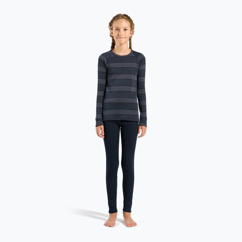 Komplet bielizny termoaktywnej dziecięcej ODLO Active Warm Eco dark sapphire