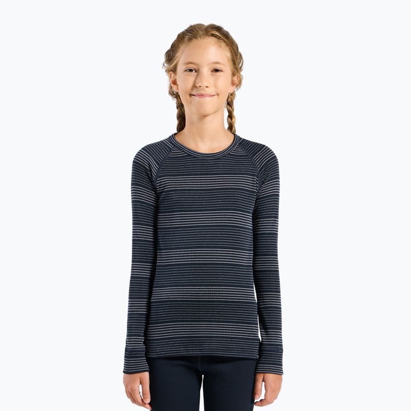 Komplet bielizny termoaktywnej dziecięcej ODLO Active Warm Eco dark sapphire 2