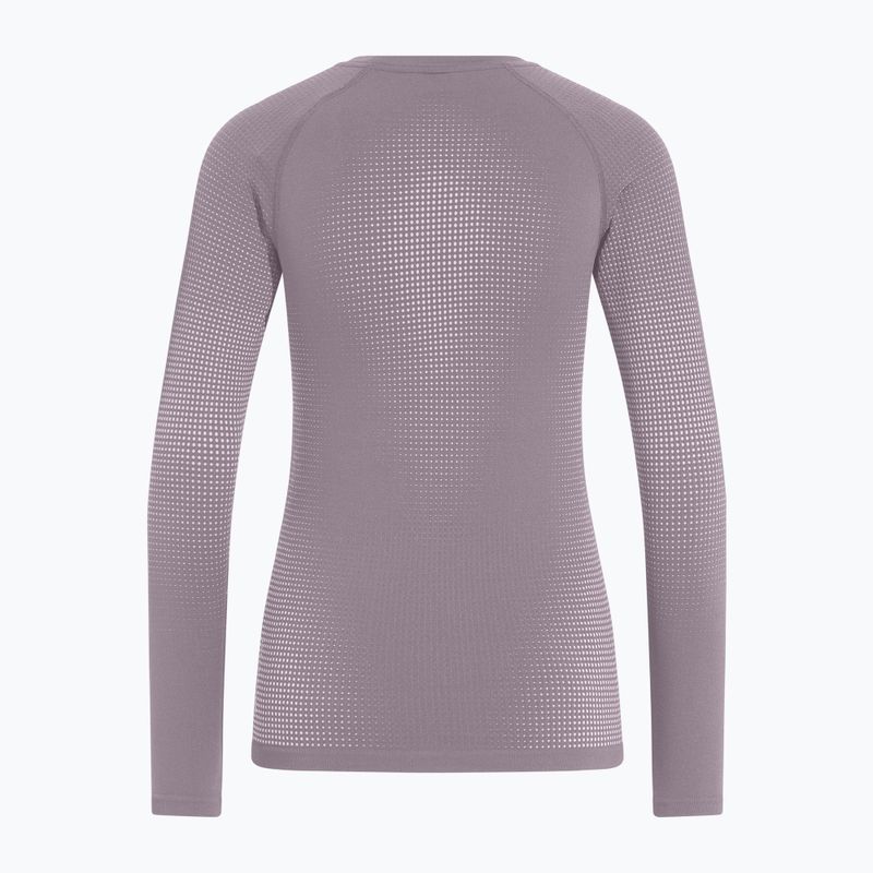 Bluza termoaktywna damska ODLO Performance Warm Bl Top Crew Neck gray ridge 6