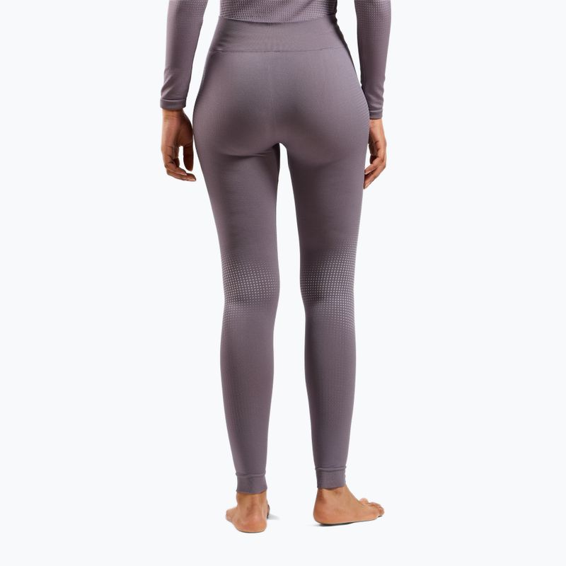 Spodnie termoaktywne damskie ODLO Performance Warm Bl Bottom Long gray ridge 3