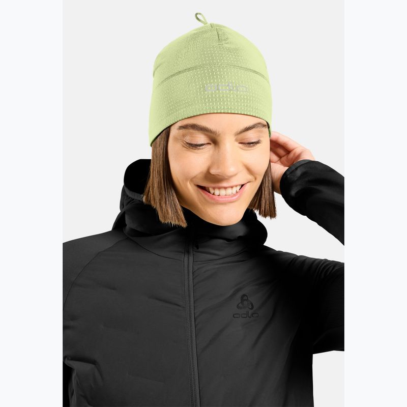 Czapka zimowa ODLO Polyknit Warm Reflective shadow lime 4