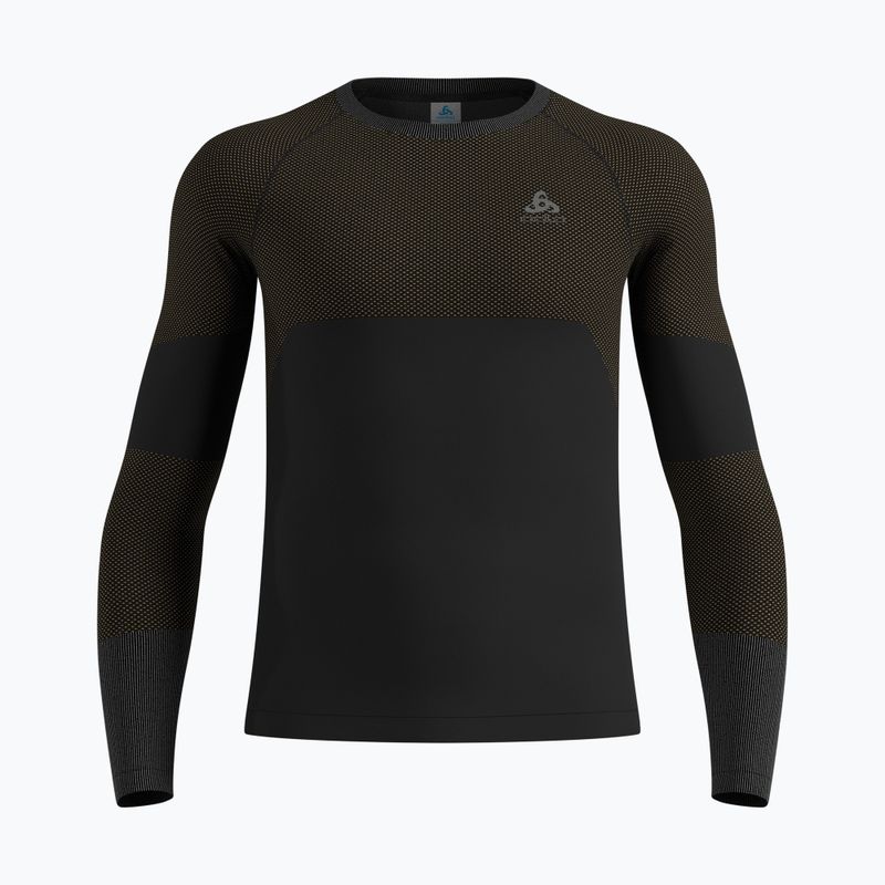 Longsleeve termoaktywny męski ODLO Fundamentals Performance Warm Bl Top Crew Neck black 5