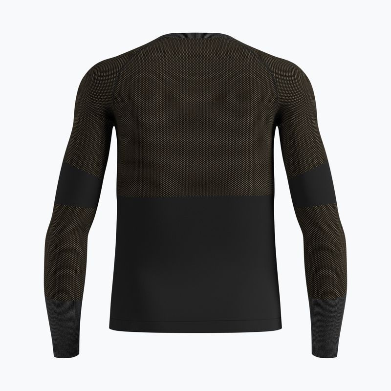 Longsleeve termoaktywny męski ODLO Fundamentals Performance Warm Bl Top Crew Neck black 6
