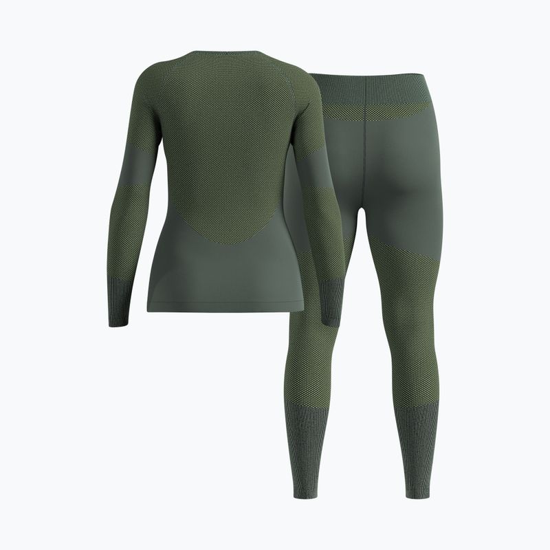 Komplet bielizny termoaktywnej damskiej ODLO Fundamentals Performance Warm urban chic 2
