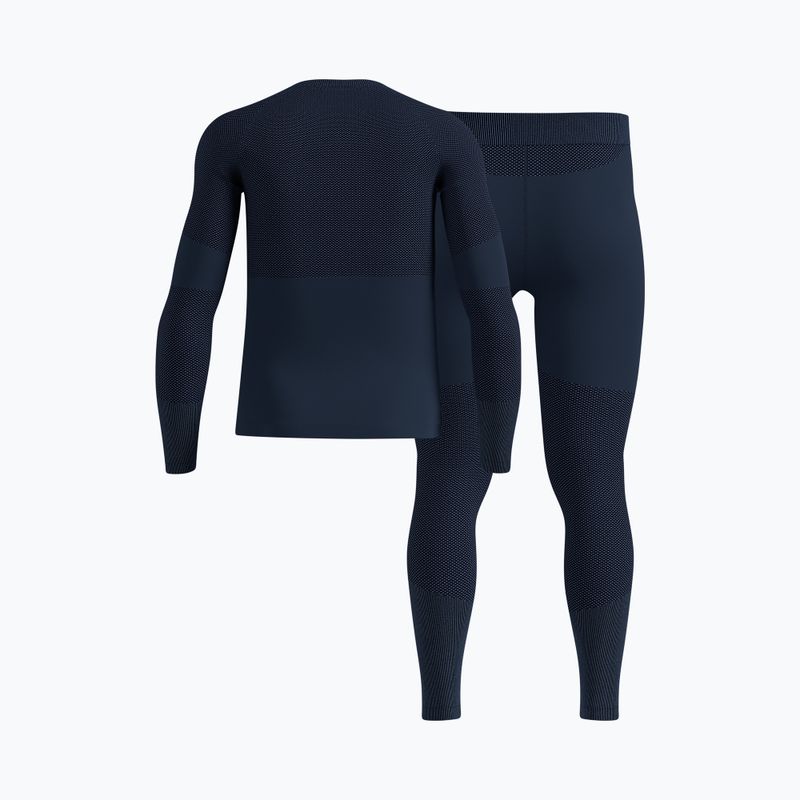 Komplet bielizny termoaktywnej męskiej ODLO Fundamentals Performance Warm dark sapphire 2